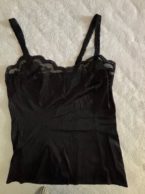 Black Nylon Camisole, Sz. 32